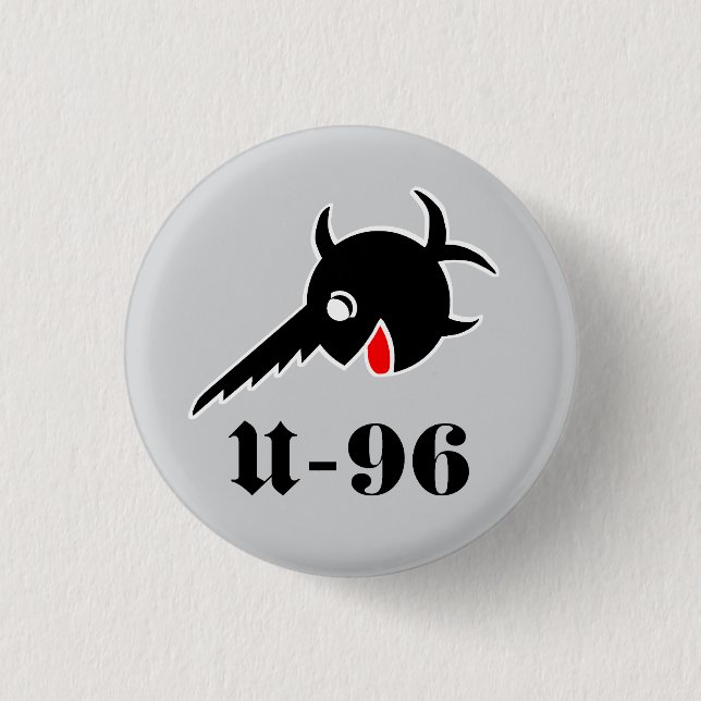 U96 Schwertfisch Knopf Button (Vorderseite)