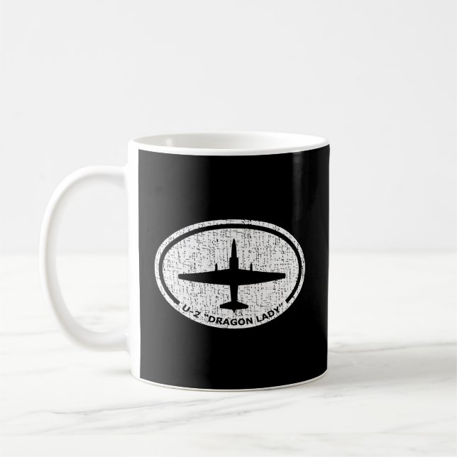 U-2 Dragon Lady Spy Flugzeug Kaffeetasse (Links)