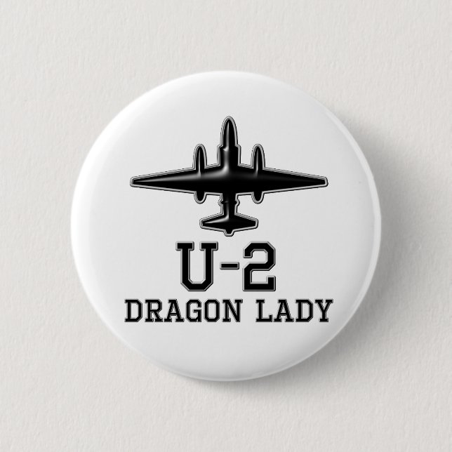 U-2 Spy-Flugzeug Button (Vorderseite)