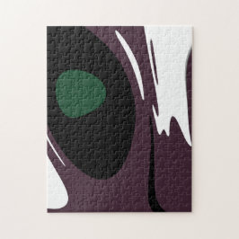 U-Bahn: Abstrakt Schwarz, Weiß, Lila und Grün