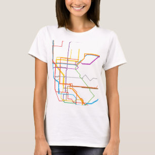 U-Bahn-Karte T-Shirt