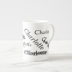 U-Bahn-Kunst Name Bone China Spezialbecher Prozellantasse