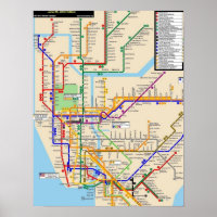 U-Bahn-Poster von Newyork