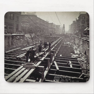 U-Bahn Seventh Avenue und 24-25th Streets Mousepad