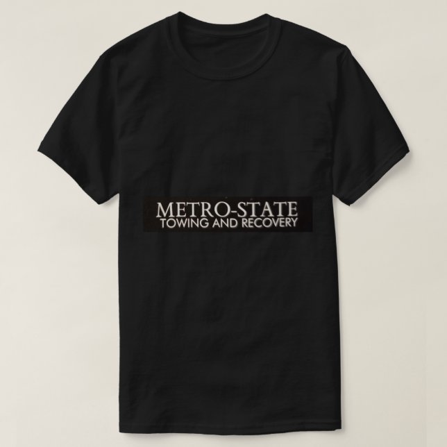 U-Bahn-Staat-Schleppen und Erholung T-Shirt (Design vorne)