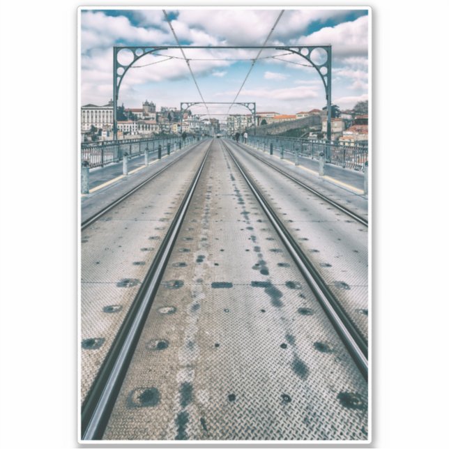 U-Bahn-Station Dom Luis I Brücke Oberdeck Aufkleber (Vorderseite)