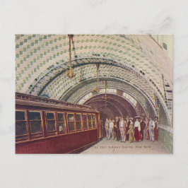 U-Bahn-Station New York 1910 Postkarte