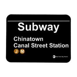 U-Bahn-Station New York Magnet