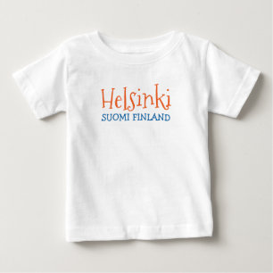 U-Bahn-Stationen in Helsinki - kundenspezifische S Baby T-shirt
