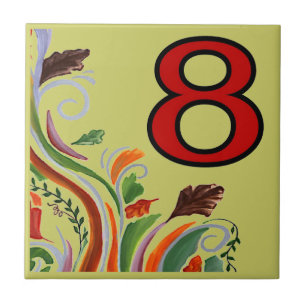 U-Bahn-Tiles floral 88 Fliese