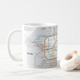U-Bahn von Berlin Kaffeetasse