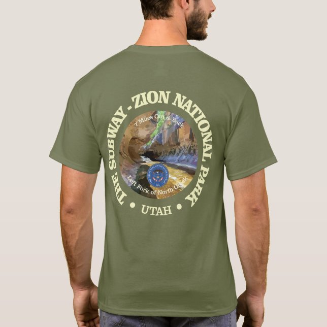 U-Bahn-Weg (rd) T-Shirt (Rückseite)