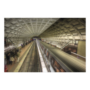 U-Bahnhof Washington DC Fotodruck