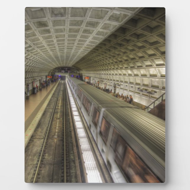 U-Bahnhof Washington DC Fotoplatte (Vorderseite)
