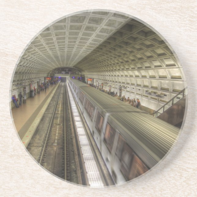 U-Bahnhof Washington DC Untersetzer (Vorne)
