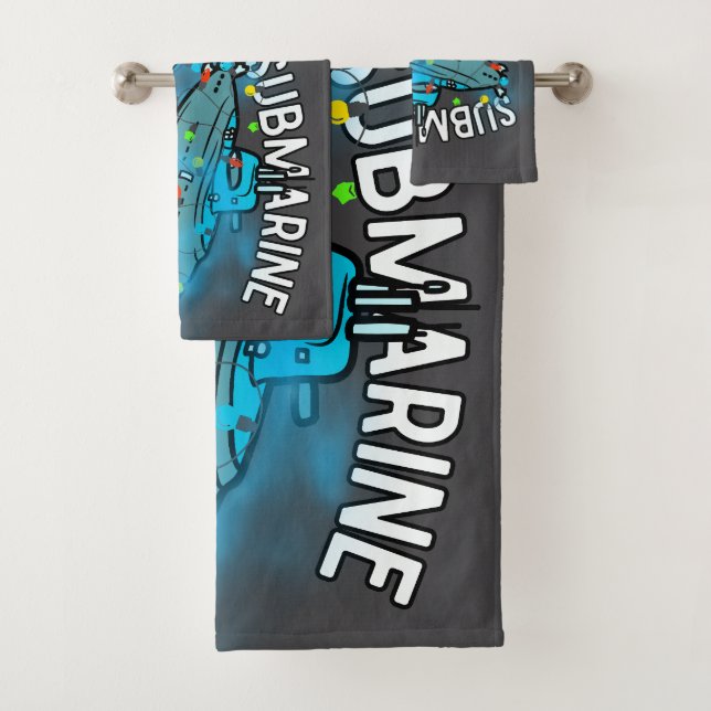 U-Boot, Bauble, Weihnachten Badhandtuch Set (Insitu)