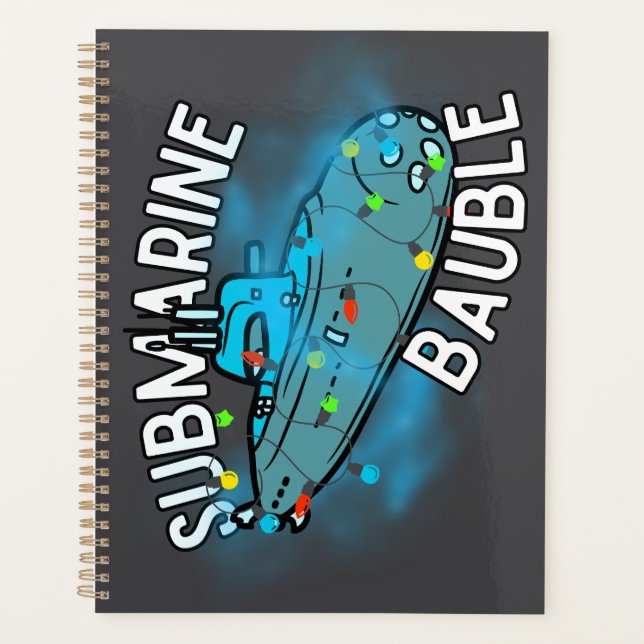 U-Boot, Bauble, Weihnachten Planer (Vorderseite)