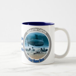U-Boot-Captain Zweifarbige Tasse