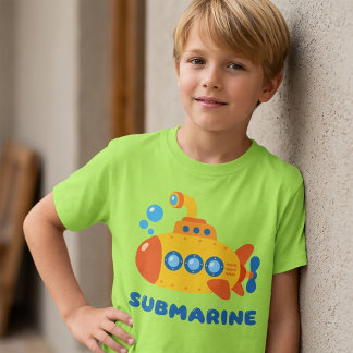 U-Boot-Cartoon-T-Shirt für Jungen T-Shirt