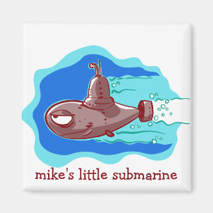 U-Boot für kleine Cartoon Magnet