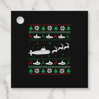 U-Boot-Marine Ugly Weihnachtssüßer Geschenkanhänger