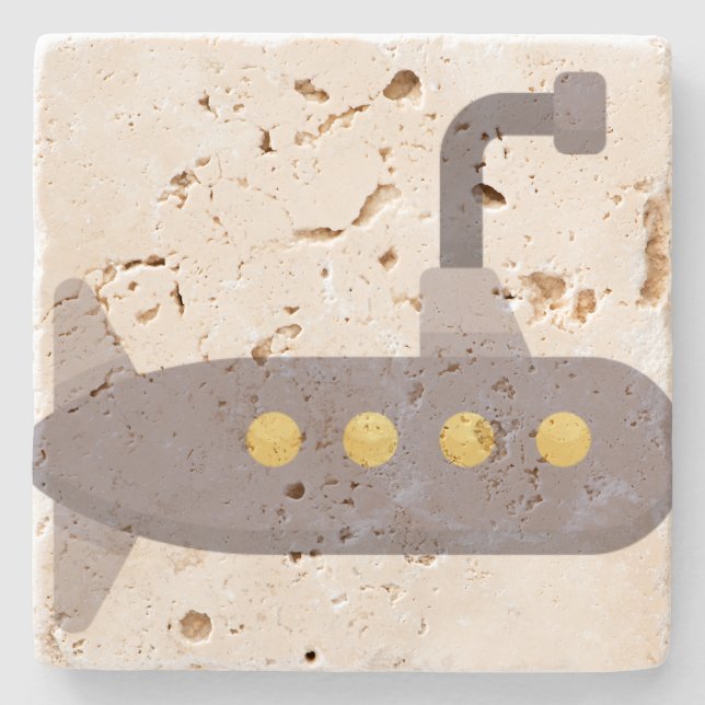 U-Boot Steinuntersetzer (Vorderseite)