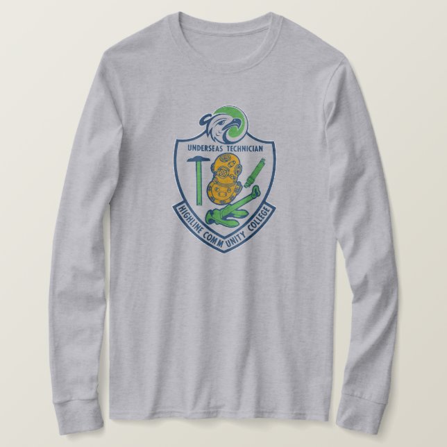 U-Boot-Tech-Crest-Langarmshirt T-Shirt (Design vorne)