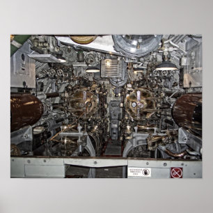 U-Boot Torpedo Room - Pearl Harbour Poster