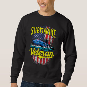 U-Boot-Veteran Remüde U-Bootsfahrer Us Silent Ser Sweatshirt