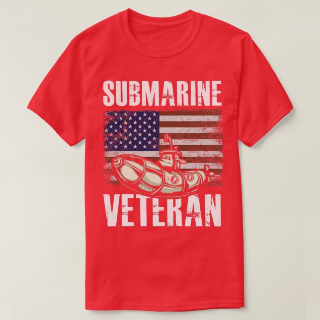 U-Boot-Veteranen T-Shirt (Design vorne)