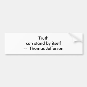 !! U Create Truth kann sich von selbst behaupten Autoaufkleber