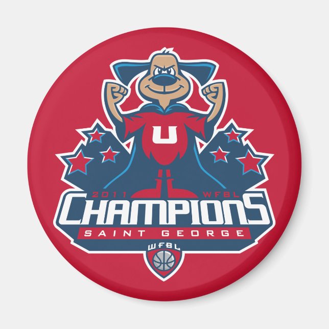 U-Dogs Champs-Magnete Magnet (Vorne)