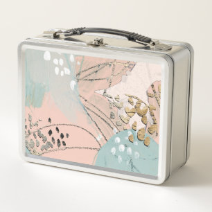 U. erröten Gold I Metall Lunch Box
