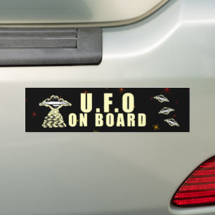 U.F.O. an Bord Autoaufkleber