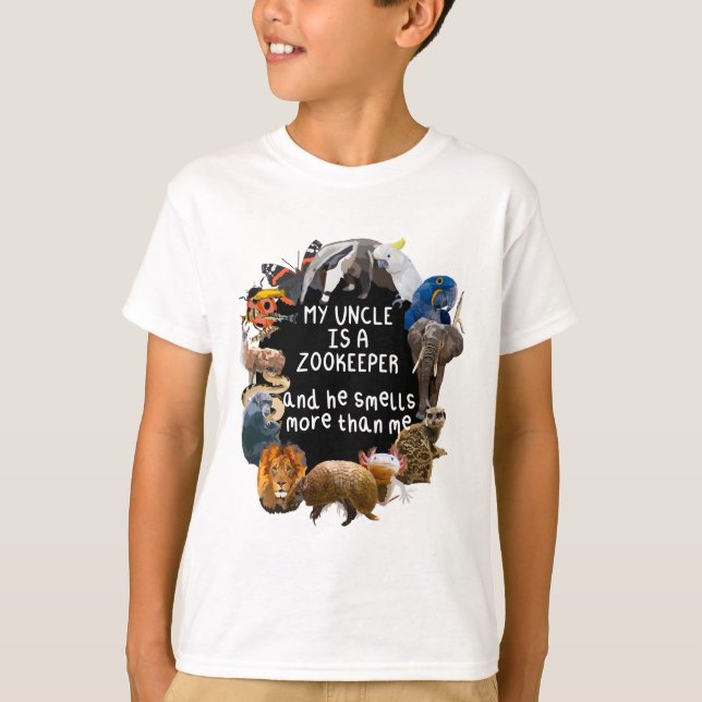 U is for Uncle Zookeeper T-Shirt (Vorderseite)