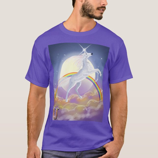 U is For Unicorn T-Shirt (Vorderseite)