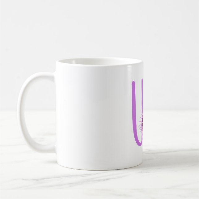 U ist für Urchin Kaffeetasse (Links)