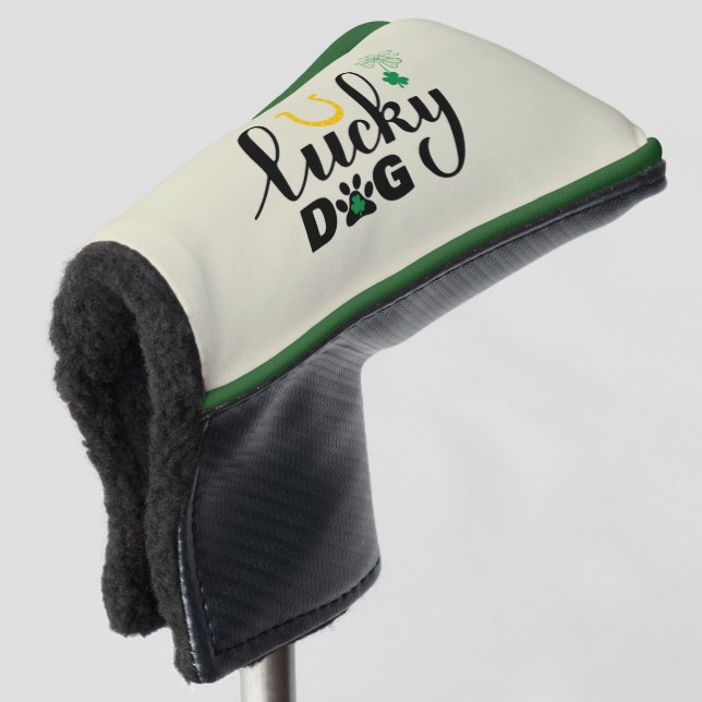 U Lucky Dog Putter Golf Headcover (3/4 Vorderseite)