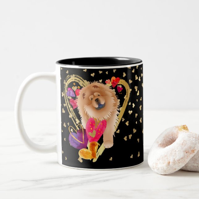 U MACHEN MEIN HERZ GEHEN BLUT - Chow Tasse (Mit Donut)