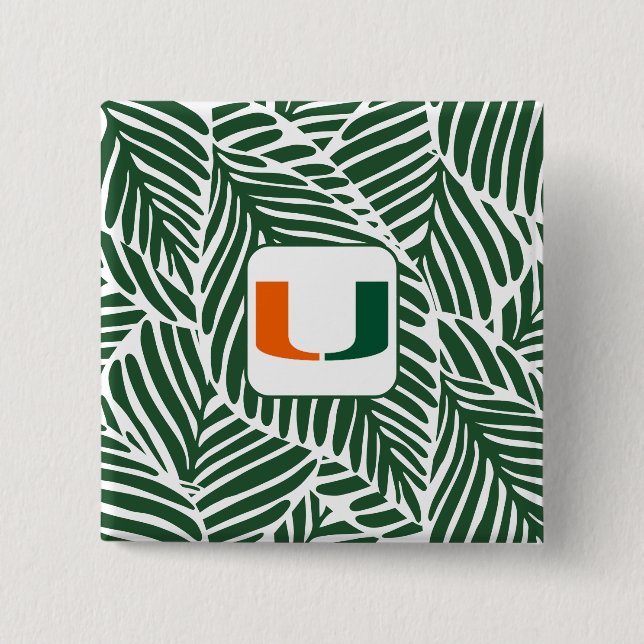 U Miami Knopf  Button (Vorderseite)