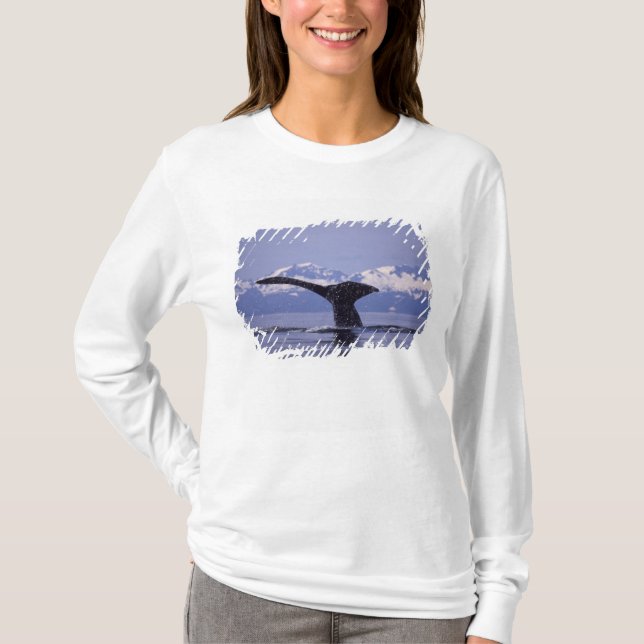 U.S.A., Alaska, Inside Passage Humpback Wal T-Shirt (Vorderseite)