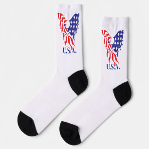 "U.S.A." American Eagle Socken