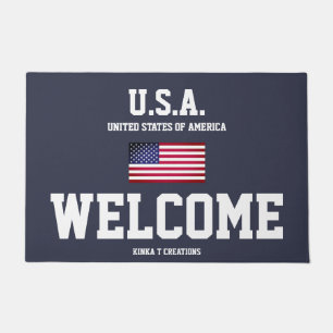 U.S.A. Kinka T Kreationen Fußmatte