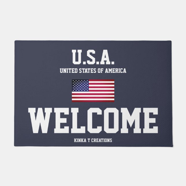 U.S.A. Kinka T Kreationen Fußmatte (Vorderseite)