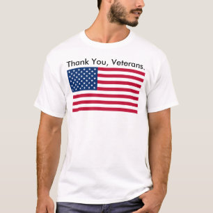 U.S.A. - "Merci, vétérans." - T-shirt