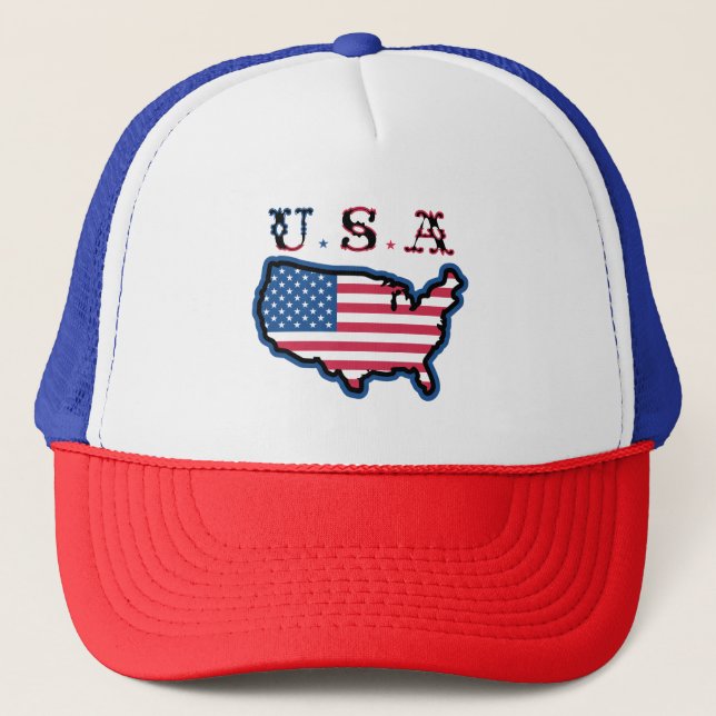 U.S.A TRUCKERKAPPE (Vorderseite)