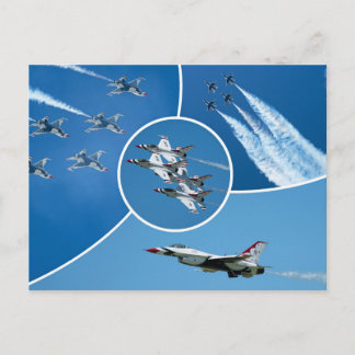 U.S. Air Force F-16 Thunderbirds Postkarte