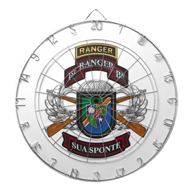 U.S. Army 1. Ranger Battalion Dartscheibe (vorne)