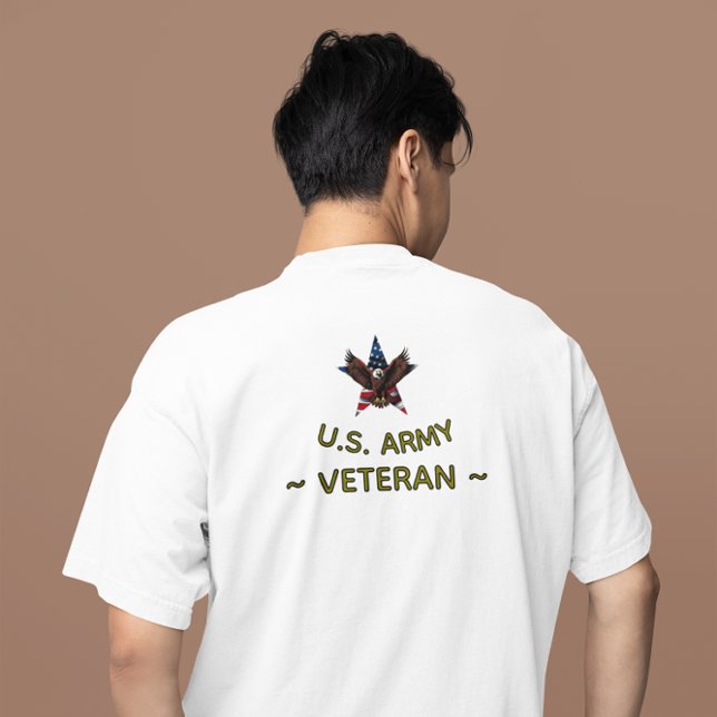 U.S. Army Veteran | Patriotic Military Pride Tri-Blend Shirt (Von Creator hochgeladen)