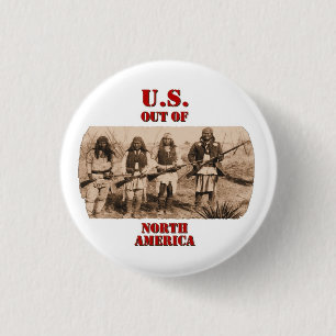 U.S. Aus Nordamerika heraus Button